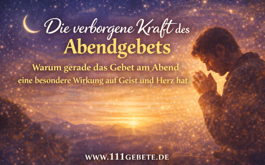 Die verborgene Kraft des Abendgebets