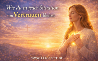 Wie du in jeder Situation im Vertrauen bleibst
